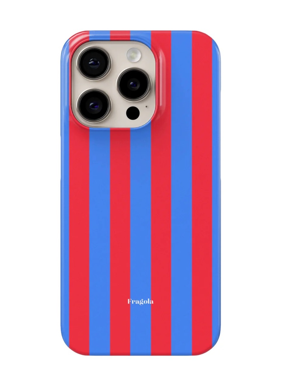 Red & Blue Stripe Protective iPhone Case. 17 pro max